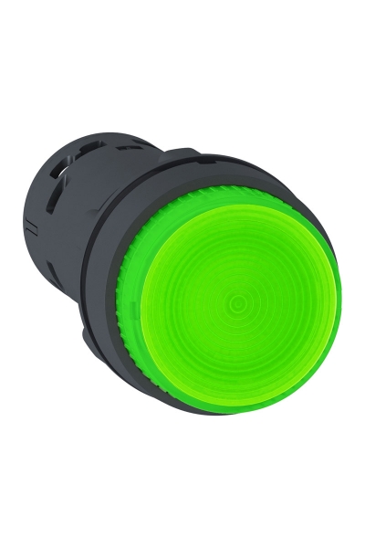 Schneider XB7-NW33B1 24VAC/DC 1NA Işıklı Yeşil Yaylı Buton