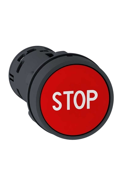 Schneider Electric - Schneider XB7NA4534 NA+NK Stop İşaretli Yaylı Dönüş Kırmızı Push Buton Schneider Electric - Schneider XB7NA4534 NA+NK Stop İşaretli Yaylı Dönüş Kırmızı Push Buton