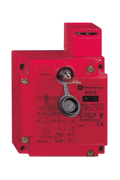 Telemecanique Sensors XCSE5333 1Nk+2NA 110/120V Metal Emniyet Şalteri