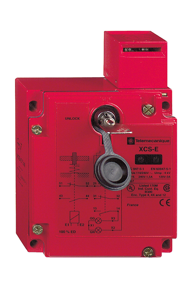 Telemecanique Sensors XCSE5341 1Nk+2NA 220/240V Metal Emniyet Şalteri