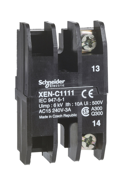 Schneider XENC1151 1NK+1NA Yaylı Dönüş Kontak Bloğu
