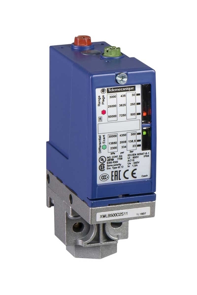 Telemecanique Sensors - Telemecanique Sensors XMLB010A2S12 XMLB 10 Bar 1K/A Ayarlanabilir Skalalı Basınç Sensörü