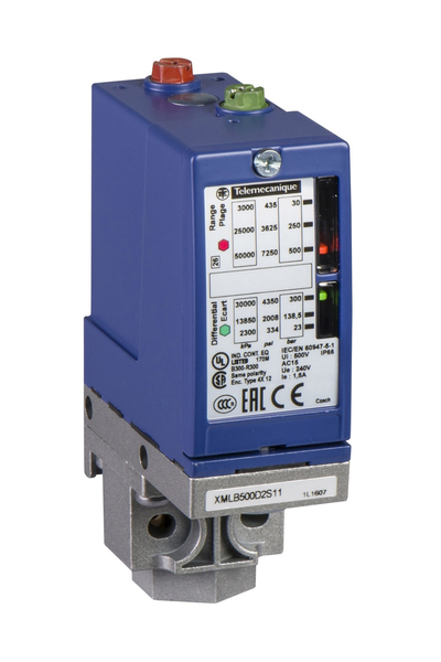 Telemecanique Sensors - Telemecanique Sensors XMLB020A2S11 XMLB 20 Bar 1K/A Ayarlanabilir Skalalı Basınç Sensörü