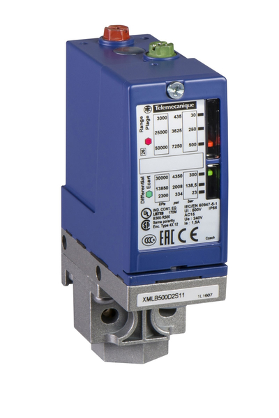 Telemecanique Sensors XMLB500D2S11 XMLB 500 Bar 1K/A Ayarlanabilir Skalalı Basınç Sensörü