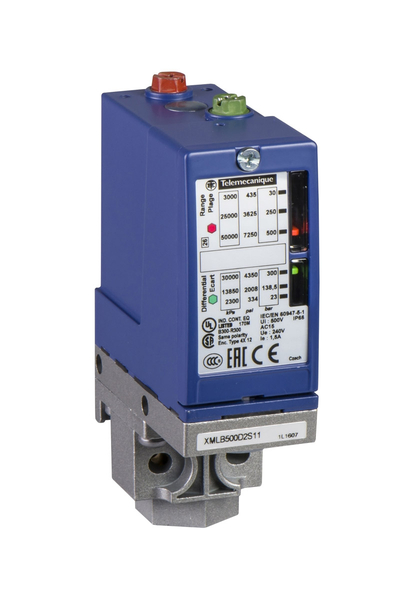 Telemecanique Sensors - Telemecanique Sensors XMLB500N2S12 Xmlb 500 Bar Ayarlanabilir Skalalı Basınç Şalteri