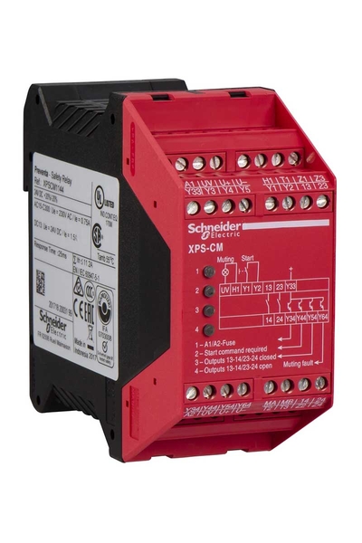 Schneider XPSCM1144 24VDC Güvenlik Modülü