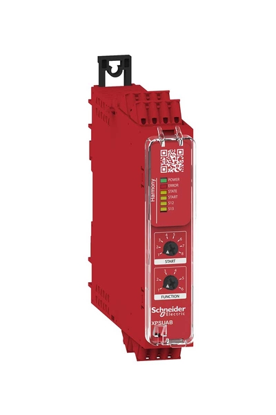 Schneider XPSUAB31CC 48-240V AC/DC NK/NK NA/NK Pnp/Pnp Yaylı Cat.1 Güvenlik Modülü
