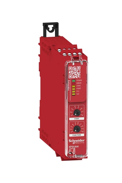 Schneider XPSUAK12AP Xpsuaf 24V AC/DC Pnp/Npn Vidalı Cat.4 Güvenlik Modülü