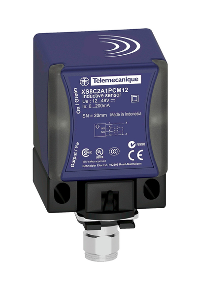 Telemecanique Sensors - Telemecanique Sensors XS7C2A1PAM12 SN15MM XS7 PBT M12 12-24VDC 40X40X70 Endüktif Sensör Telemecanique Sensors - Telemecanique Sensors XS7C2A1PAM12 SN15MM XS7 PBT M12 12-24VDC 40X40X70 Endüktif Sensör