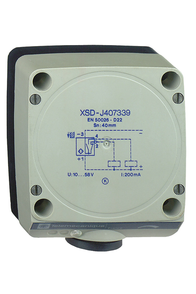 Telemecanique Sensors XSDA400519 SN40MM XSD 24-240VAC 80X80X40 Plastik Endüktif Sensör - Thumbnail