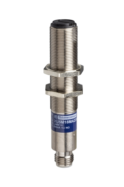 Telemecanique Sensors XU5M18MA230K Xu5 24-240V AC/DC Sn0.4m 1/2 inç Cisimden Yansımalı M18 Silindir Fotoelektrik Sensör