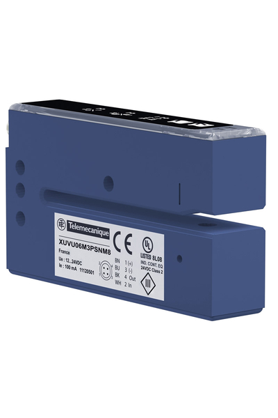 Telemecanique Sensors XUVU06M3PSNM8 60x3 PNP Ultrasonik Sensör Etıket Çatalı
