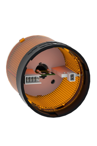 Schneider XVBC2G5 IP65 120V Sabit Turuncu Işıklı Kolon - Thumbnail