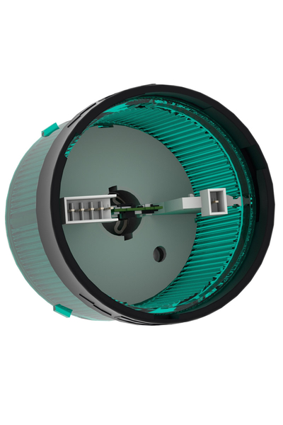 Schneider XVBC2M3 230V 70mm Yeşil Sabit Işıklı Kolon - Thumbnail