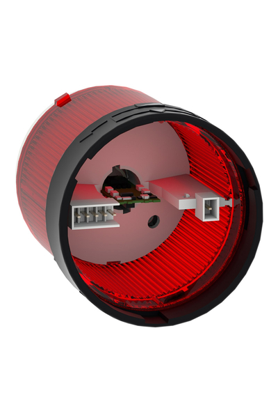 Schneider XVBC2M4 230V 70mm Kırmızı Sabit Işıklı Kolon - Thumbnail