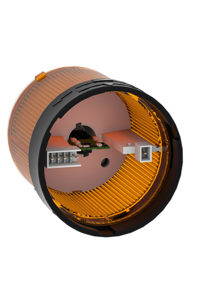 Schneider XVBC2M5 230V 70mm Turuncu Sabit Işıklı Kolon - Thumbnail