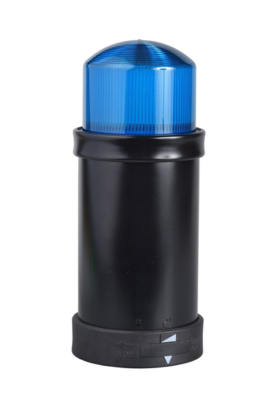 Schneider XVBC6M6 230V 70mm IP65 Plastik Mavi Yanıp Sönen Sinyal Lambası - Thumbnail