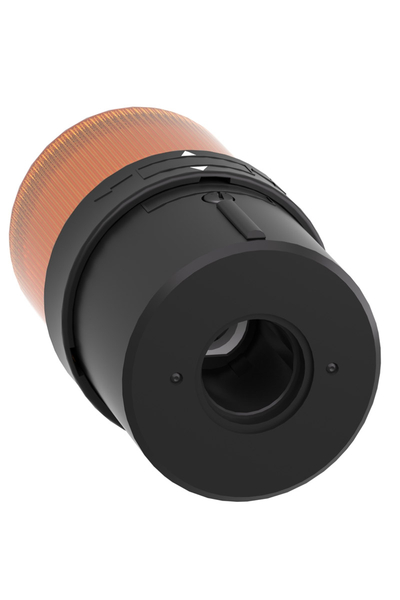 Schneider XVBL1B5 24V 70mm IP65 Turuncu Yanıp Sönen Kule Işığı - Thumbnail