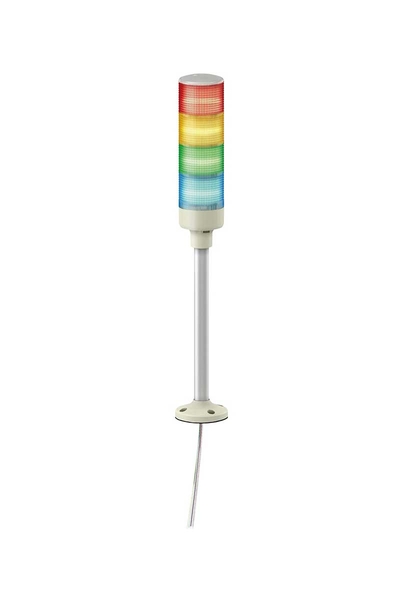 Schneider XVGB4H 60mm 24V AC/DC Led Sabit Işıklı Kırmızı-Sarı-Yeşil-Mavi IP53 Monoblok Işıklı Kolon
