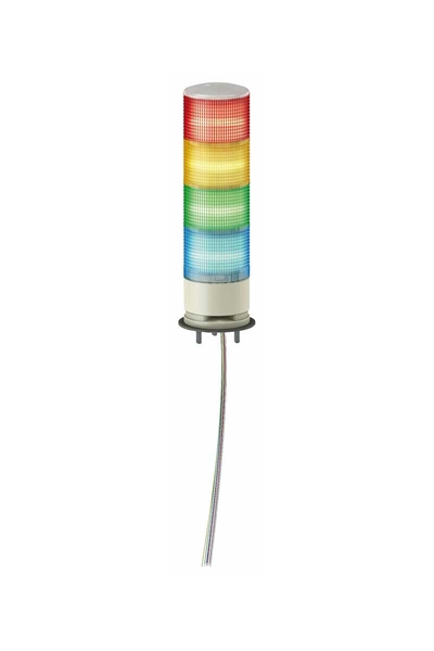 Schneider XVGB4SW 60mm 24V AC/DC Led Sabit Işıklı Kırmızı-Sarı-Yeşil-Mavi IP42 Buzzer Monoblok Işıklı Kolon