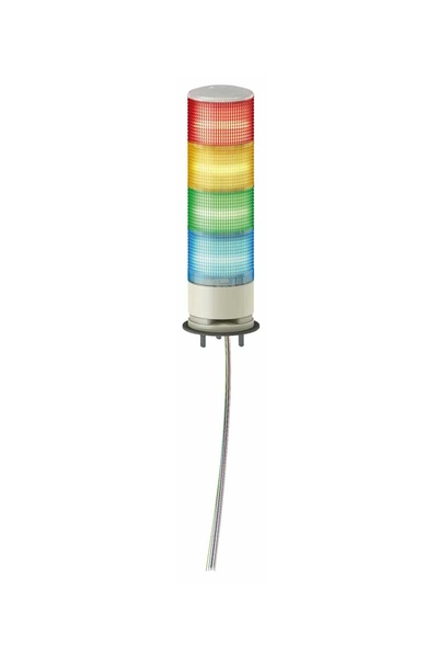 Schneider XVGB4W 60mm 24V AC/DC Led Sabit Işıklı Kırmızı-Sarı-Yeşil-Mavi IP53 Monoblok Işıklı Kolon
