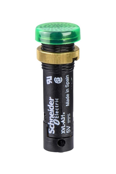 Schneider Electric - Schneider XVLA323 P40-65 12V Yeşil Kapaklı Led Pilot Işığı
