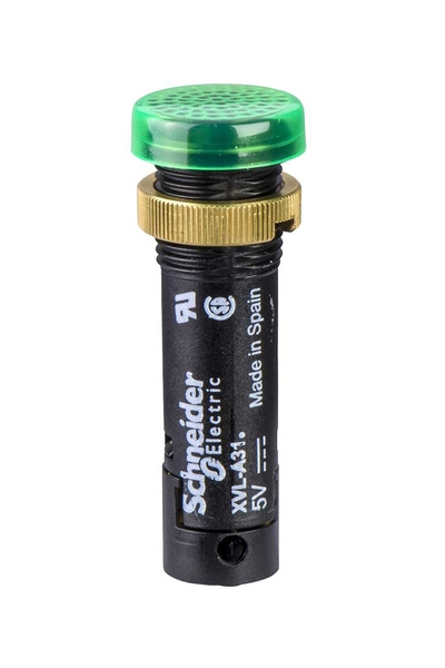 Schneider XVLA333 Harmony XVL 12mm 24V DC IP40/65 Yeşil Kapaklı Led Pilot Işığı