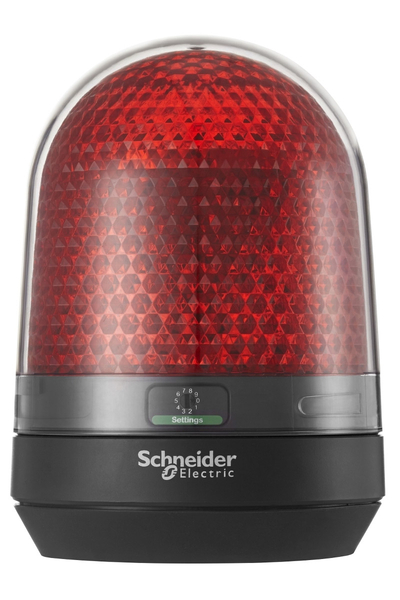 Schneider XVR3M04 25W 24V AC/DC Yeşil Döner Aynalı Tepe Lambası