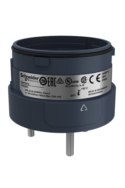 Schneider XVU-Z01 60mm Siyah Doğrudan Montaj Plakası