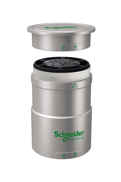 Schneider Electric - Schneider XVUC21BQ Işıklı Kolon için 24V AC/DC 60mm Gri Üst Kapaklı Ana Ünite