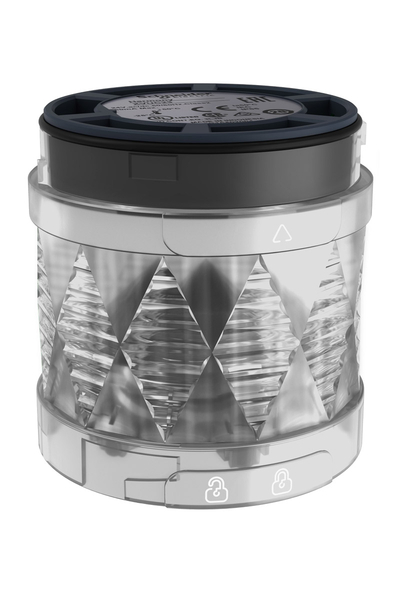 Schneider XVUC29P 60mm 24V DC IP65 Sabit-Flaş-Döner Çok Renkli Darbe Sinyali Led Ünite - Thumbnail