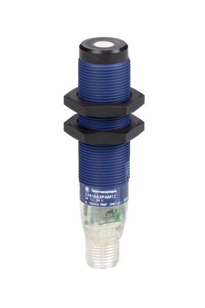 Telemecanique Sensors - Telemecanique Sensors XX218A3PFM12 NA Sn:0.5M M18 Silindir M12 Konnektörlü Ultrasonik Sensör