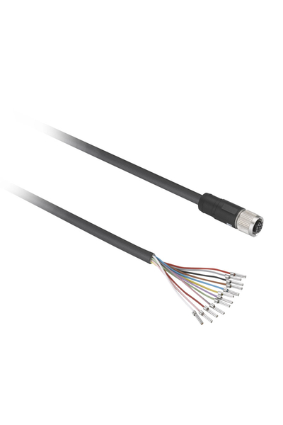 Telemecanique Sensors XZCPB44P14L5 5m 12 Pimli M12 Pur Xz Hazır Kablolu Konnektör