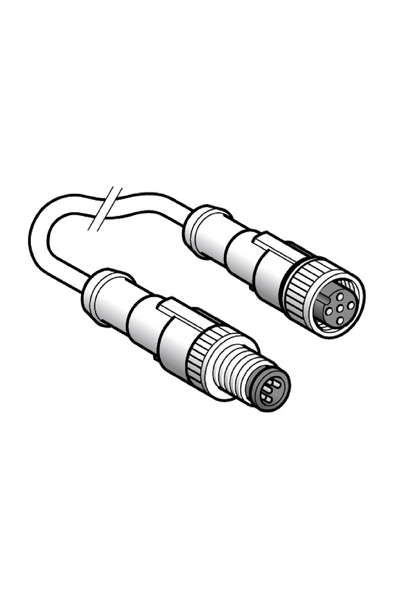 Telemecanique Sensors XZCR1511040A2 Xz 2m 3 Pimli M12 Düz Jumper Kablosu