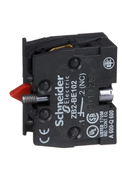 Schneider Electric - Schneider ZB2-BE102 1NK İlave Kontak Bloğu Schneider Electric - Schneider ZB2-BE102 1NK İlave Kontak Bloğu