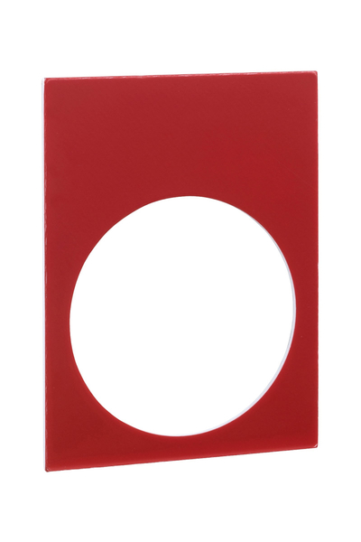 Schneider ZB2BY2101 30x40mm Siyah-Kırmızı Boş Etiket