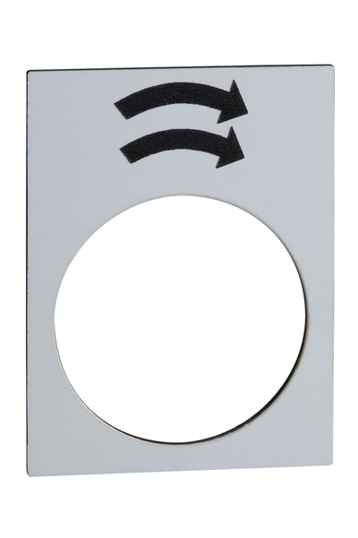 Schneider ZB2BY4920 30x40mm Beyaz Sağa Dönüş- Hızlı İşaretli Buton Yönlendirme Etiketi