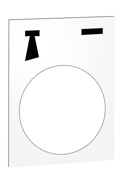 Schneider ZB2BY4935 30x40mm Beyaz Klakson Başlat İşaretli Buton Yönlendirme Etiketi