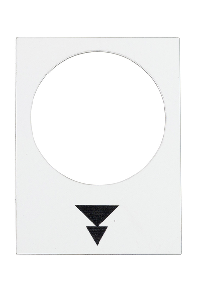 Schneider ZB2BY4953 30x40mm Beyaz Yükselt-Yavaş-Hızlı İşaretli Buton Yönlendirme Etiketi