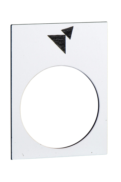 Schneider ZB2BY4965 30x40mm Beyaz İleri-Yavaş-Hızlı İşaretli Buton Yönlendirme Etiketi