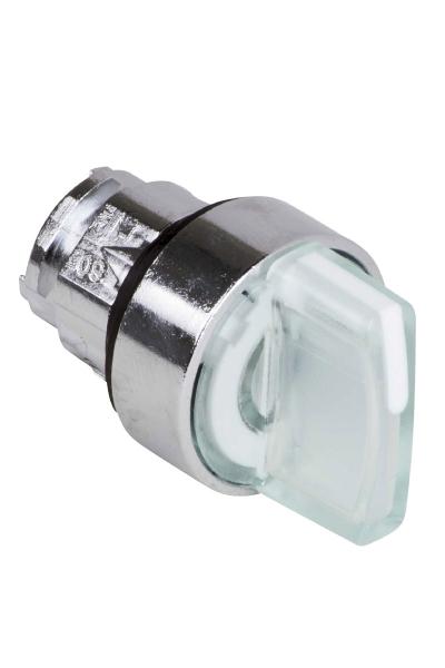 Schneider ZB4-BK1313 Beyaz Işıklı Mandal Buton Kafası