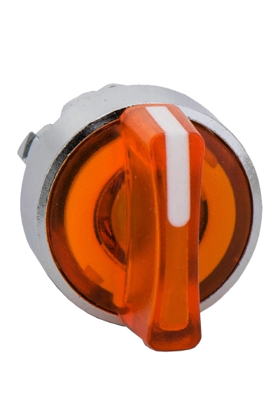 Schneider ZB4-BK1353 Turuncu Işıklı Mandal Buton Kafası