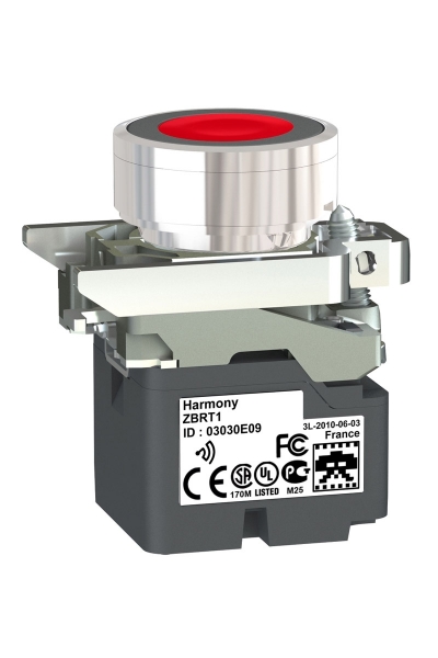 Schneider ZB4-RTA4 Kırmızı Metal Buton Kafası