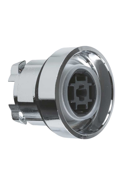 Schneider ZB4BA0 22mm Yaylı Dönüşlü Metal Basmalı Buton Başlığı