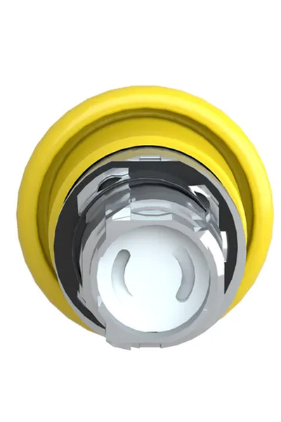 Schneider ZB4BC5 22mm Yaylı Dönüşlü 40mm Sarı Mantar Buton Kafası - Thumbnail