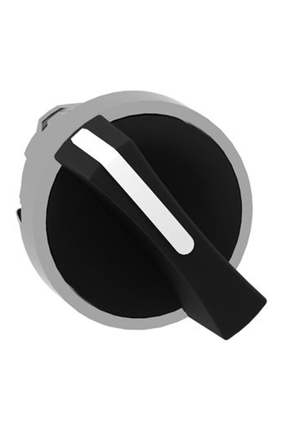 Schneider ZB4BD2 22mm 2 Konumlu Siyah Yaylı Mandal Buton Başlığı - Thumbnail