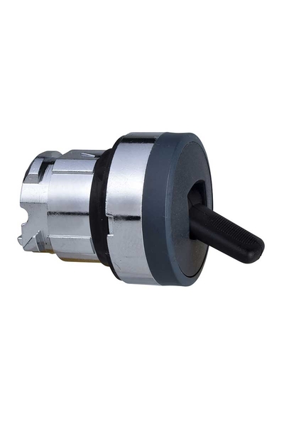 Schneider ZB4BD48 2 Konumlu Yaylı Dönüşlü Siyah Mandal Buton Başlığı