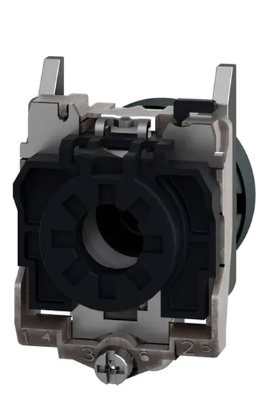 Schneider ZB4BD912 Potansiyometre için 22mm Metal Siyah Başlık ve Montaj Tabanı - Thumbnail