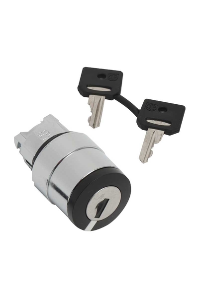 Schneider ZB4BG310 Ronis 458A Sabit 3 Konumlu Mandal Buton Başlığı