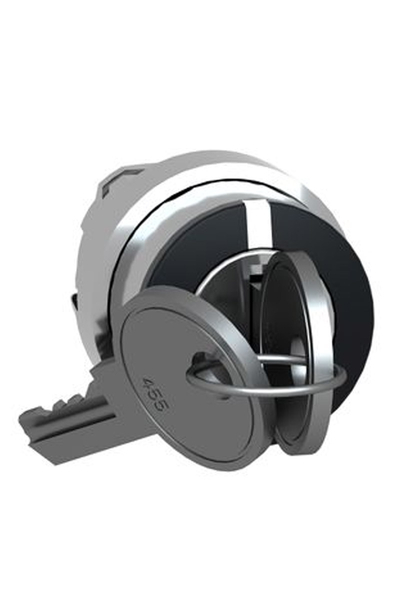 Schneider Electric - Schneider ZB4BG7 Ronis 455 Yaylı Dönüş 3 Konumlu Mandal Buton Başlığı